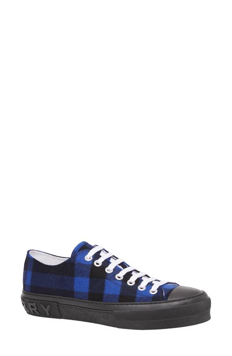 burberry blue check sneakers|Burberry vintage check low top.